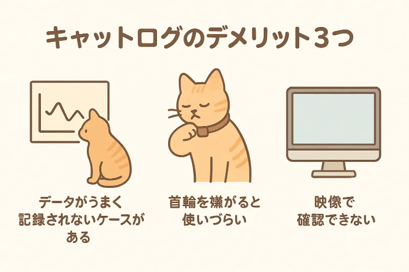キャットログのデメリット3つ