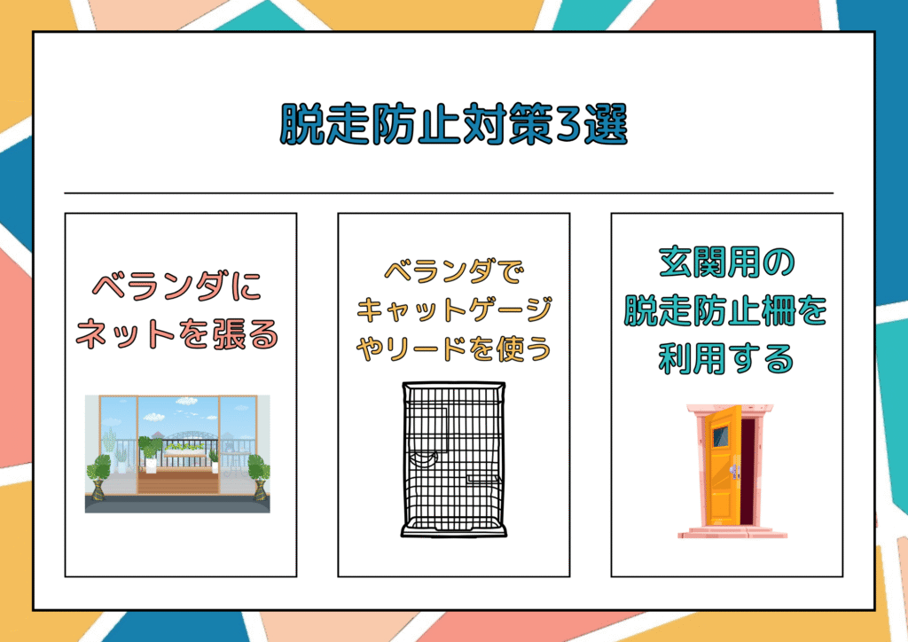 猫のマンションからの脱走防止対策3選