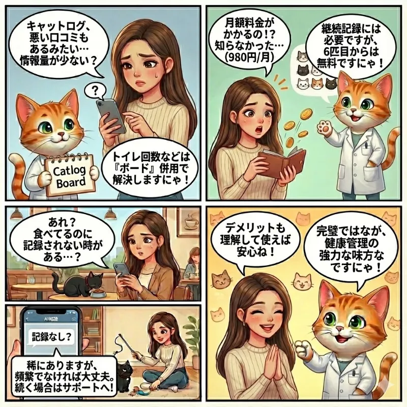 キャットログ デメリット