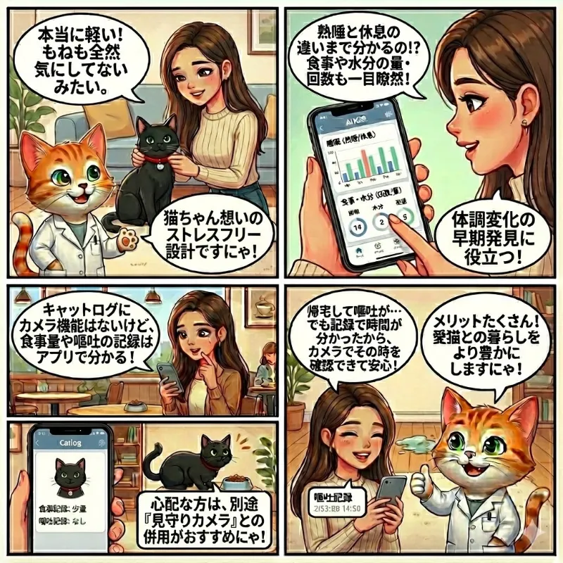 キャットログの良い口コミ・評判
