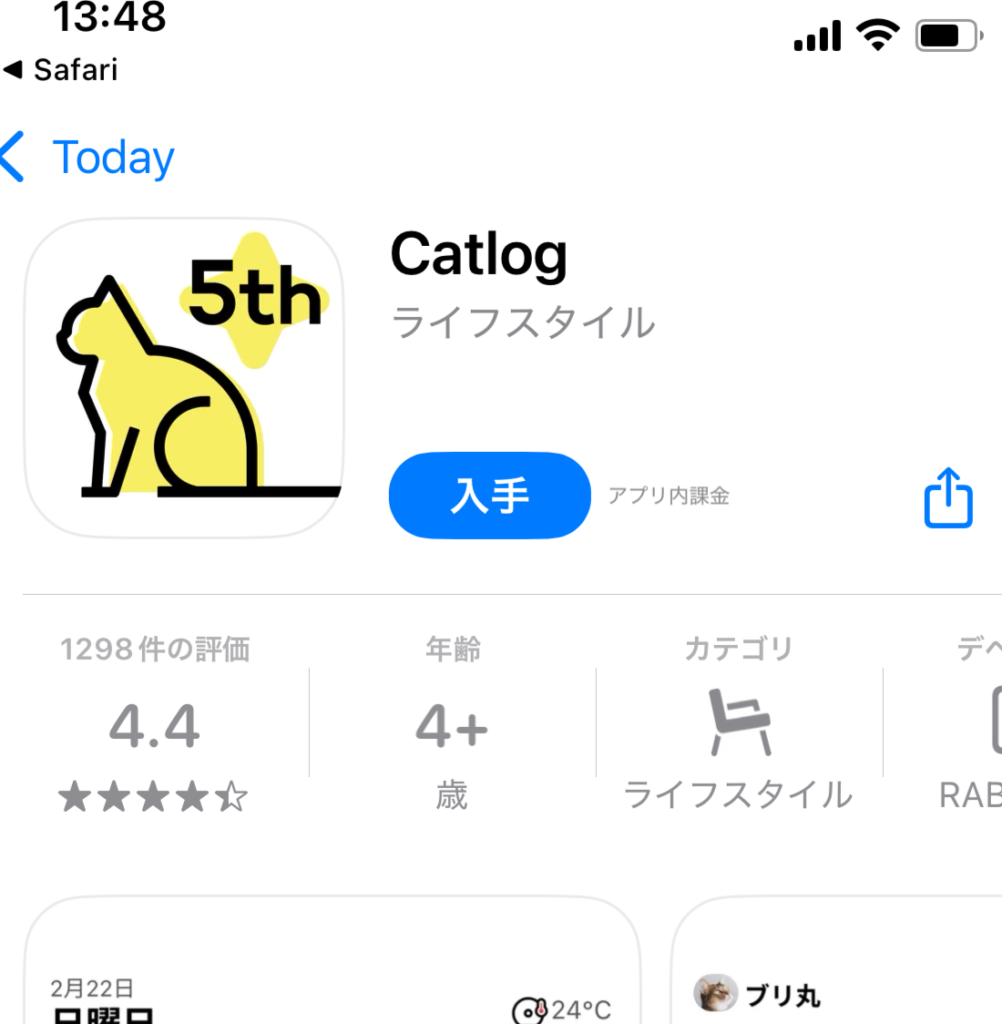 キャットログの設定方法