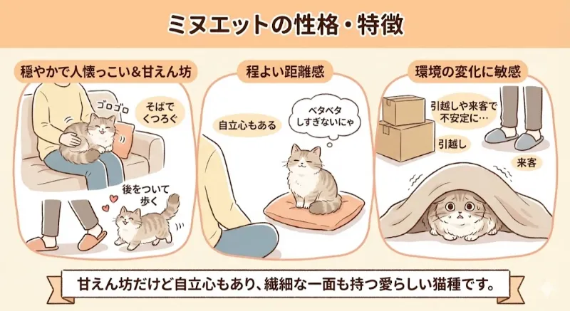 ミヌエットの性格・特徴