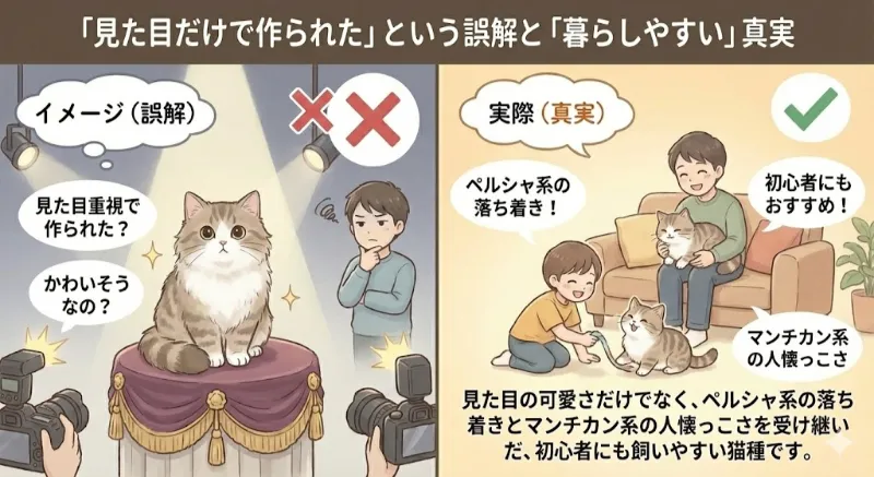 ミヌエットがかわいそうと言われる理由　見た目だけで作られた猫種と思われがちだから