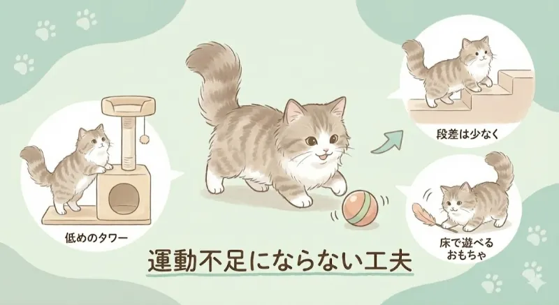 運動不足にならない工夫をする